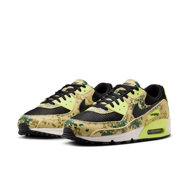 NIKE★AIR MAX 90 PREMIUM★CAMO★TEAM GOLD/LIGHT LEMON TWIST Nike Air Max 90 Camo Team Gold Light Lemon Twist - IF1721