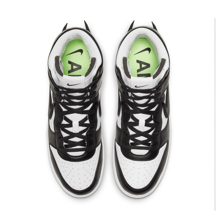 Nike Dunk High Ambush Black White Angle 1