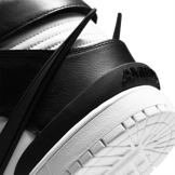 Nike Dunk High Ambush Black White Angle 5