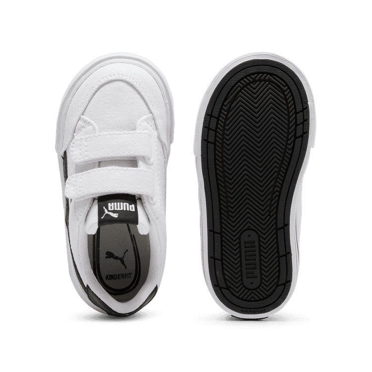 PUMA Court Classic Vulc Formstrip s' Sneakers in White/Black (TD) Angle 0