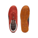 PUMA Roma Suede Sneakers in Mars Red/Espresso Brown/Gum Angle 0