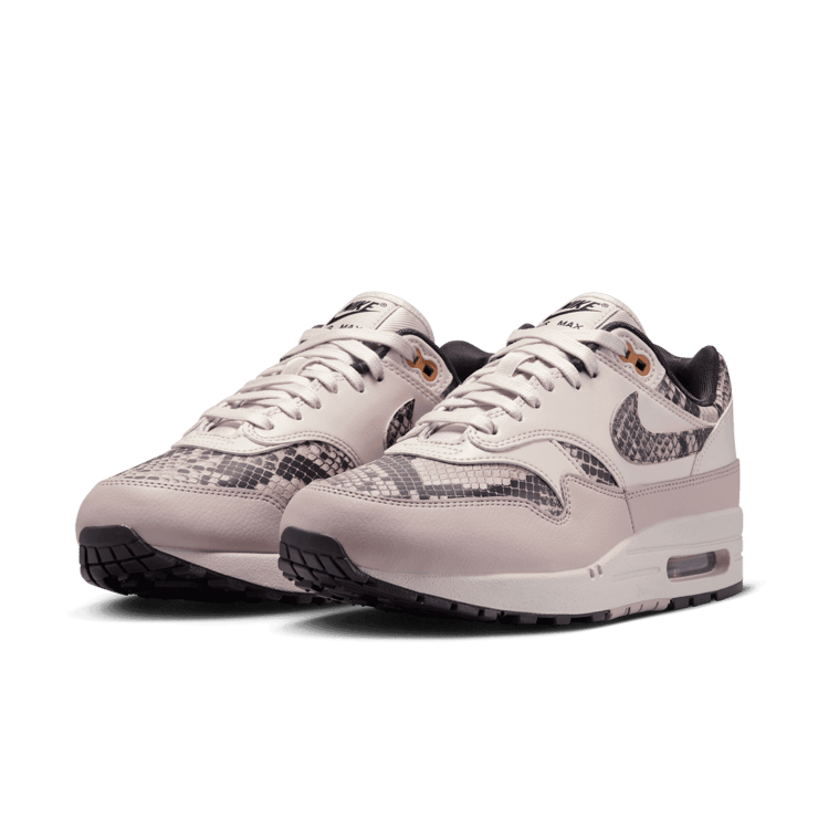 Nike Air Max 1 Snakeskin Light Orewood Brown (W) Angle 2