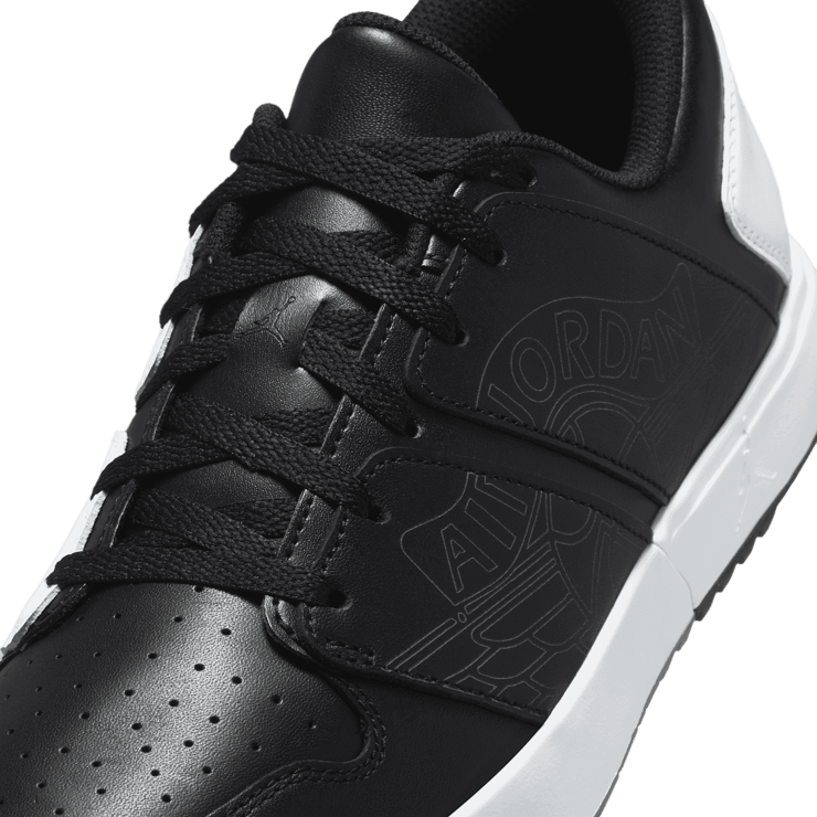 Air Jordan Nu Retro 1 Low Golf Black White Angle 5