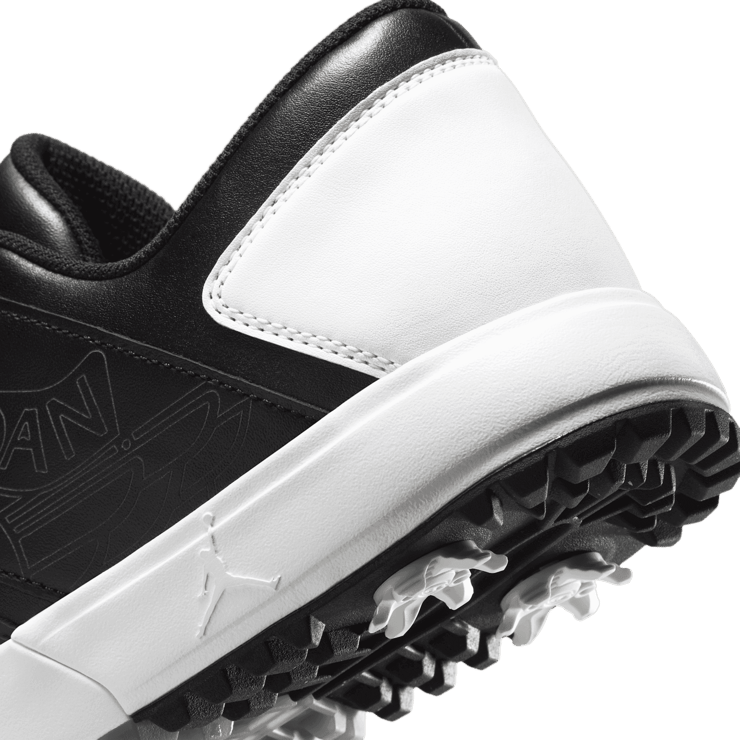 Air Jordan Nu Retro 1 Low Golf Black White Angle 6