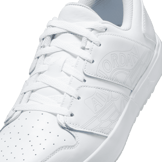 Air Jordan Nu Retro 1 Low Golf Triple White Angle 5
