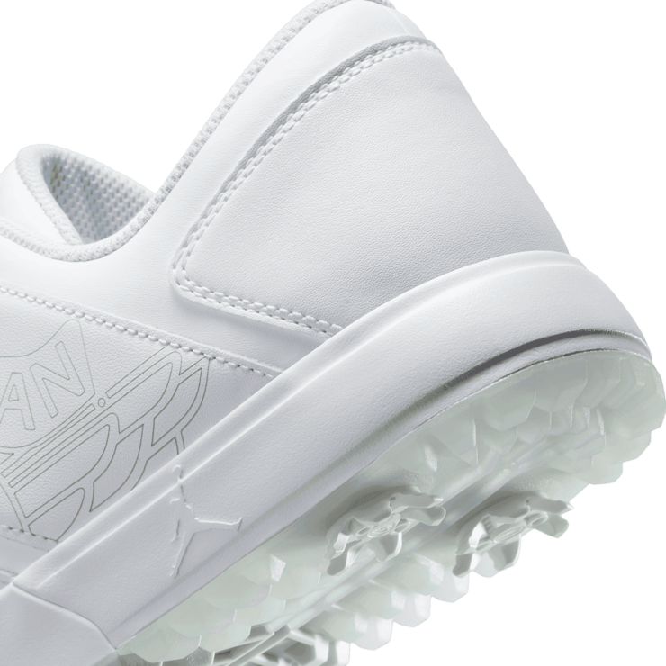 Air Jordan Nu Retro 1 Low Golf Triple White Angle 6