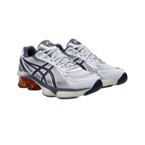 ASICS Gel-Kinetic Fluent White Truffle Grey Angle 0