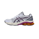 ASICS Gel-Kinetic Fluent White Truffle Grey Angle 2