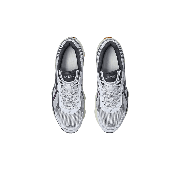 ASICS Gel-Kinetic Fluent White Truffle Grey Angle 4