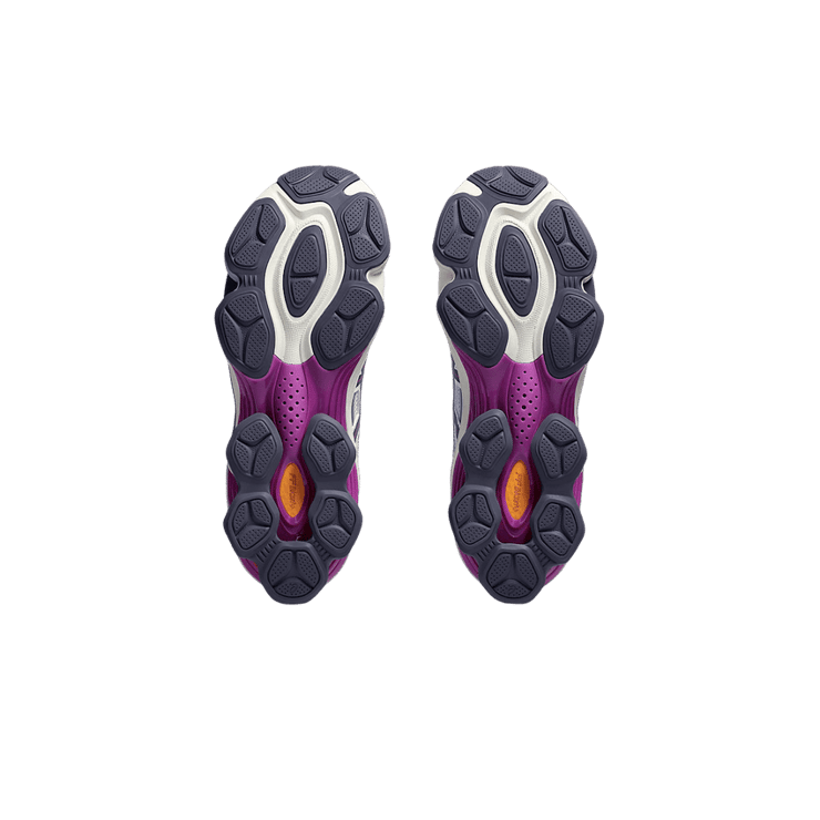 ASICS Gel-Kinetic Fluent White Truffle Grey Angle 5