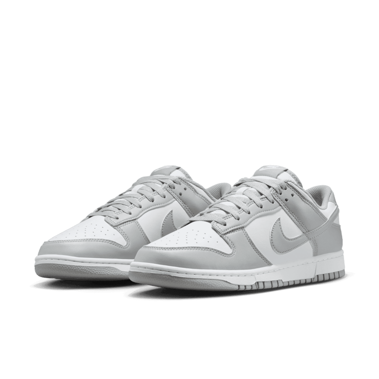 Nike Dunk Low White Light Smoke Grey Angle 2