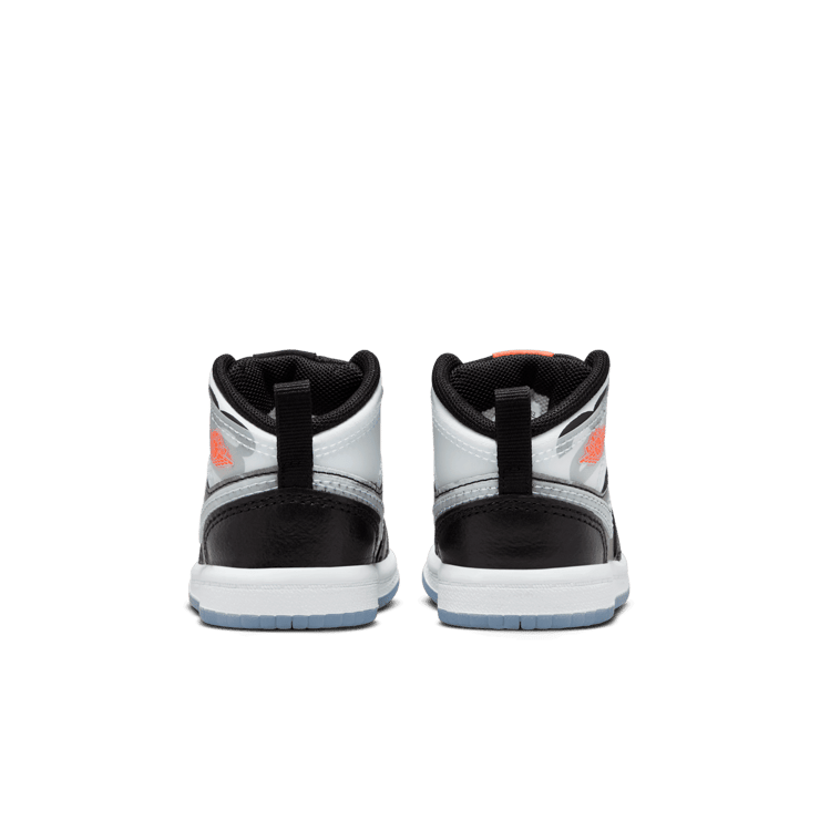 Jordan 1 Mid Sneaker School in Black | HF3211-001 (TD) Angle 3