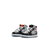 Jordan 1 Mid Sneaker School in Black | HF3211-001 (TD) Angle 2