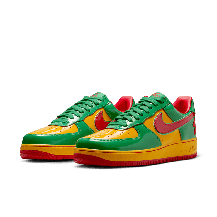 Nike Air Force 1 Low Lil Yachty Lucky Green University Gold Angle 2