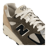 New Balance 990v2 Made in USA by Teddy Santis Grey Tan Angle 4