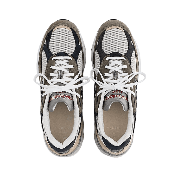 New Balance 990v3 Made in USA by Teddy Santis Grey Blue Angle 0