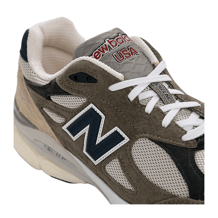 New Balance 990v3 Made in USA by Teddy Santis Grey Blue Angle 4