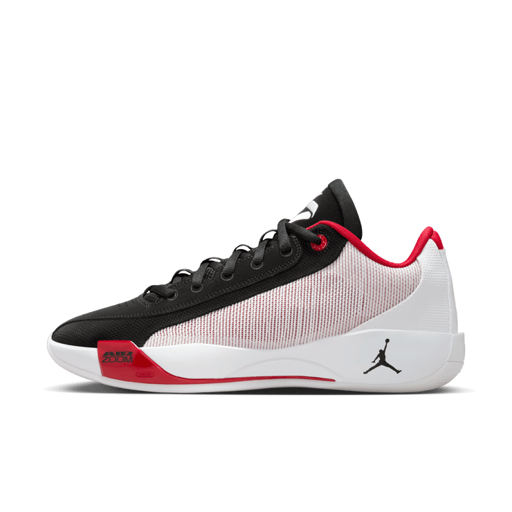 Jordan Luka .77 White Black Fire Red Angle 2