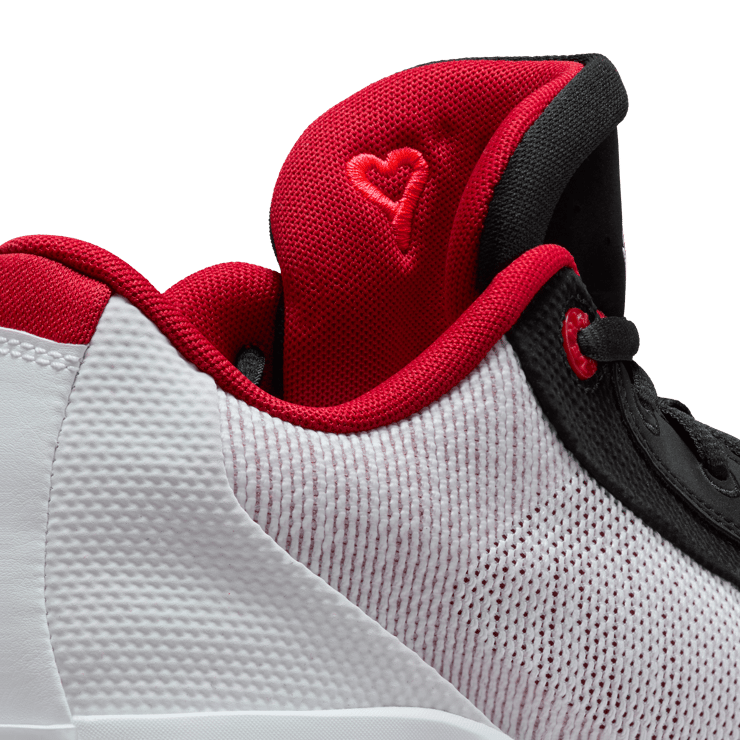 Jordan Luka .77 White Black Fire Red Angle 9