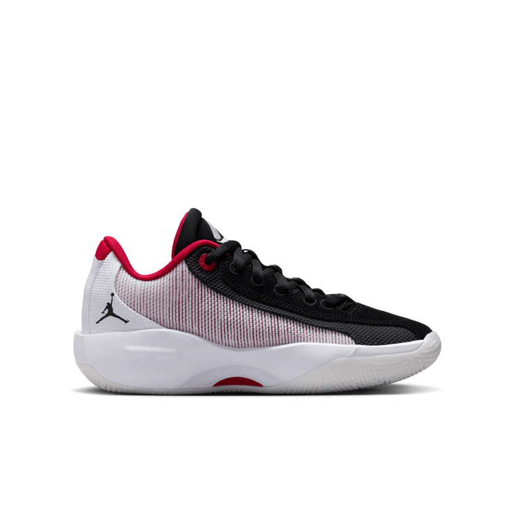 Jordan Luka .77 White Black Fire Red (GS) Angle 4