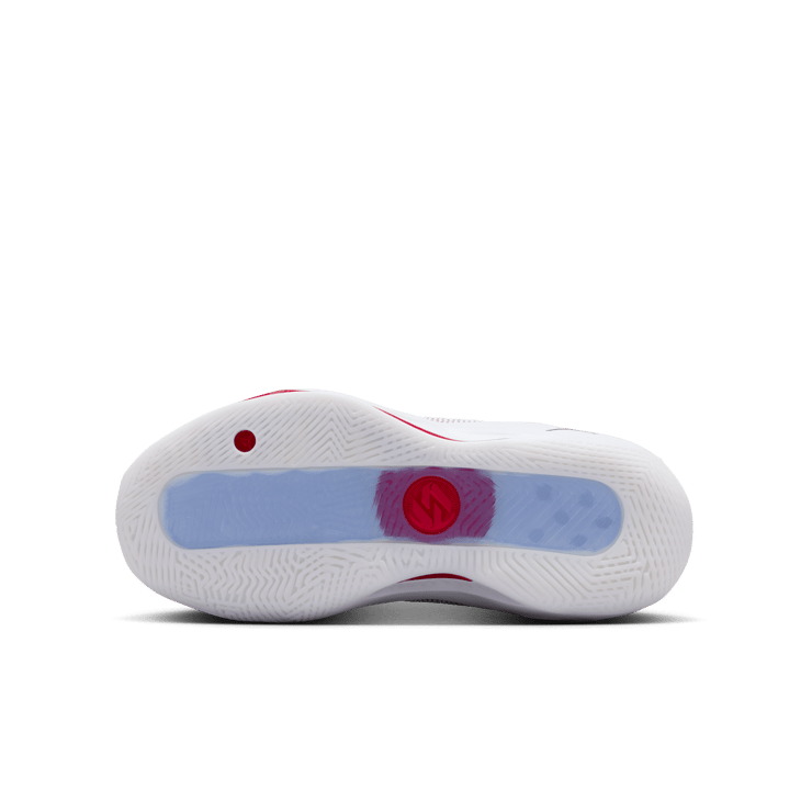 Jordan Luka .77 White Black Fire Red (GS) Angle 3