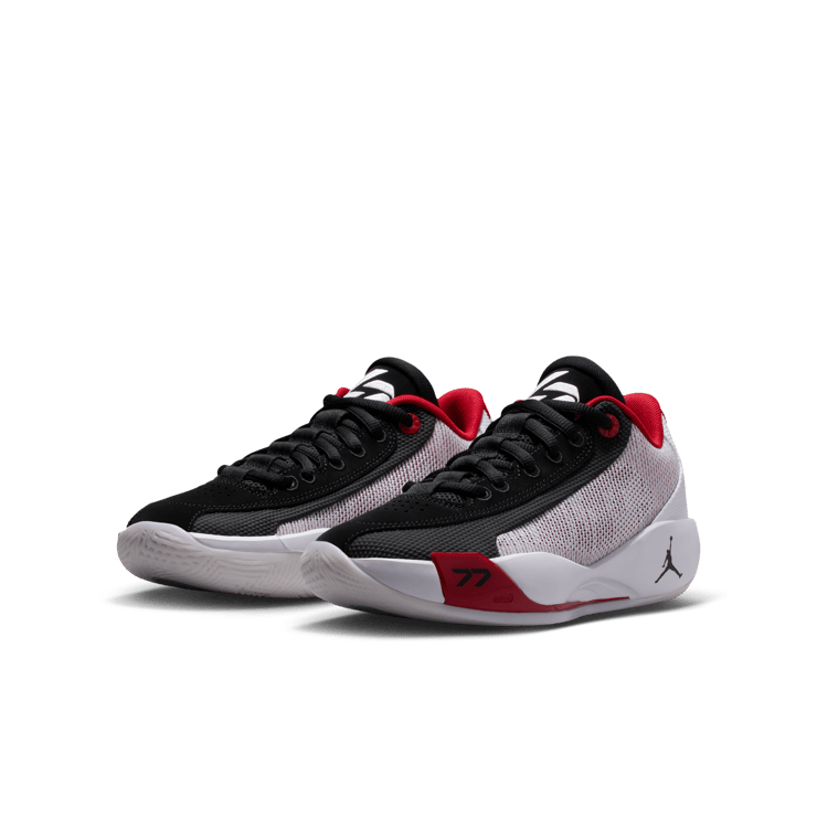 Jordan Luka .77 White Black Fire Red (GS) Angle 2