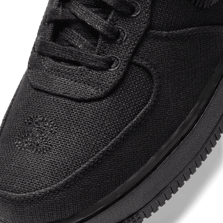 Nike Air Force 1 Low Stussy Black Angle 4