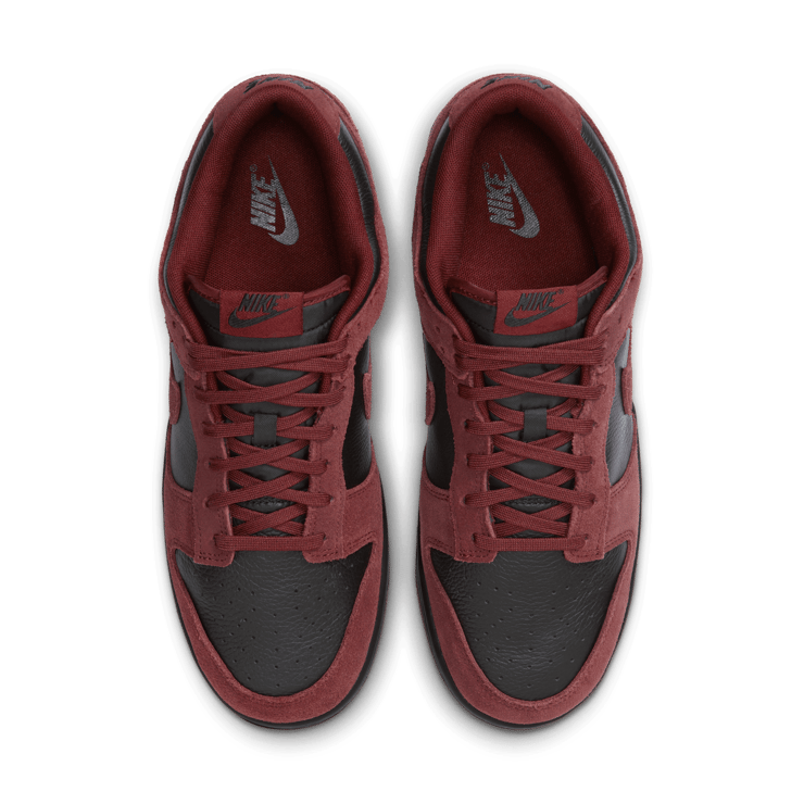 Nike Dunk Low Black Dark Team Red Angle 6