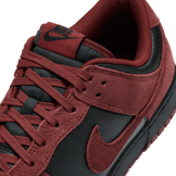 Nike Dunk Low Black Dark Team Red Angle 8