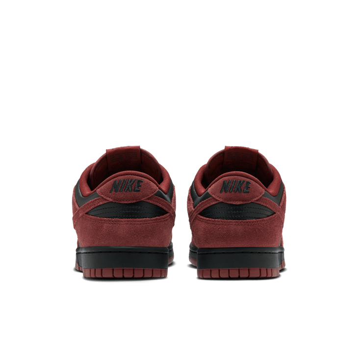 Nike Dunk Low Black Dark Team Red Angle 1