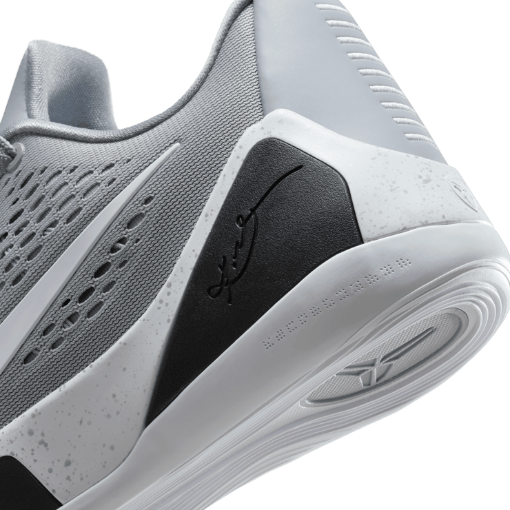 Nike Kobe 9 EM Low Protro Wolf Grey Angle 5