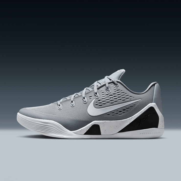 Nike Kobe 9 EM Low Protro Wolf Grey Angle 4