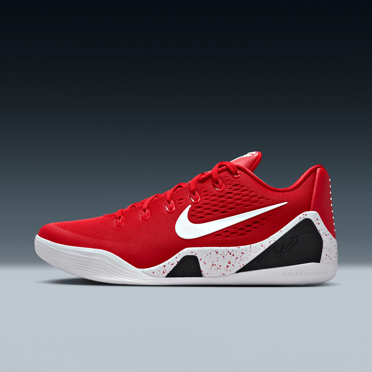 Nike Kobe 9 EM Low Protro University Red Angle 6