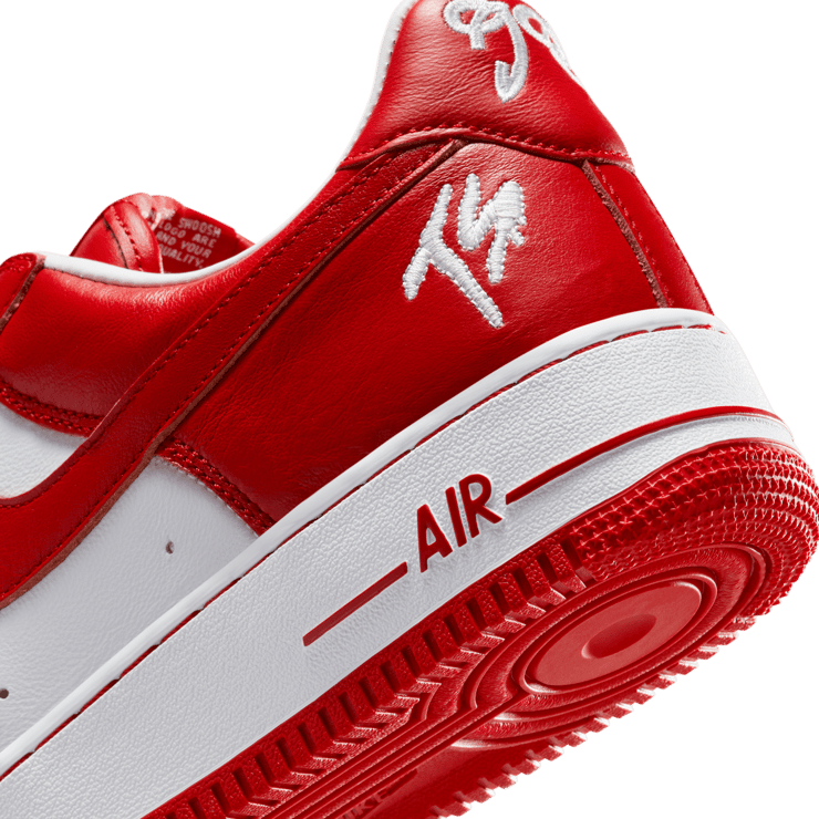 Nike Air Force 1 Low Terror Squad White University Red Angle 7