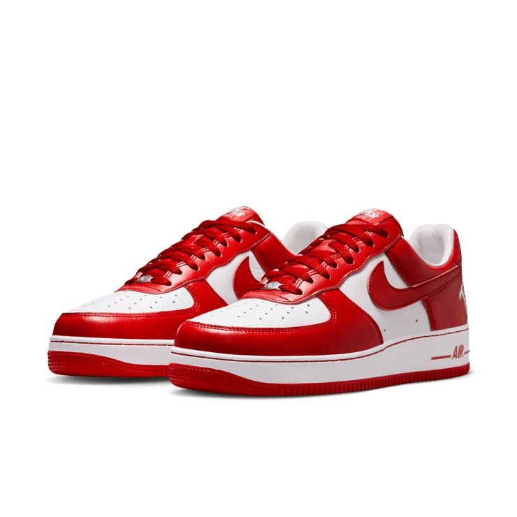 Nike Air Force 1 Low Terror Squad White University Red Angle 5