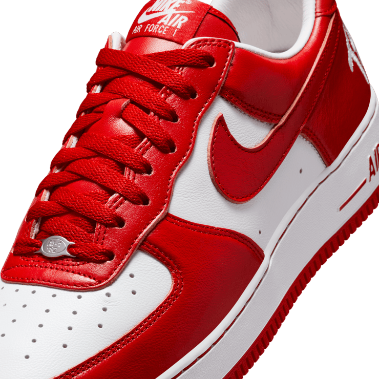 Nike Air Force 1 Low Terror Squad White University Red Angle 8
