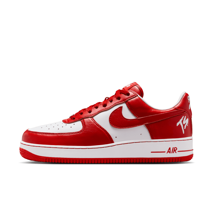 Nike Air Force 1 Low Terror Squad White University Red Angle 0