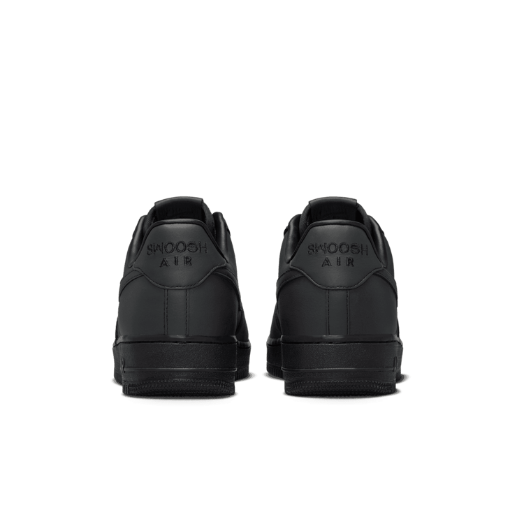 Nike Air Force 1 Low Triple Triple Black .SWOOSH Angle 6
