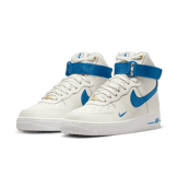 Nike Air Force 1 High 40th Anniversary Sail Blue Jay (W) Angle 3