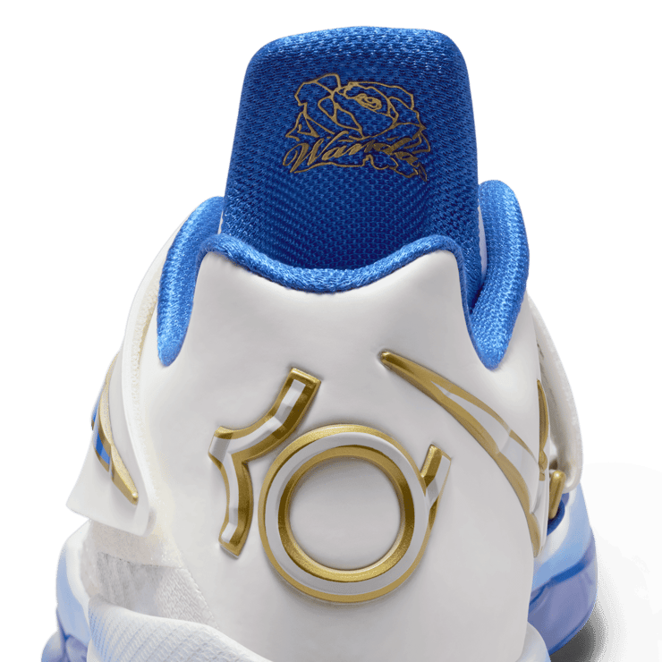 Nike KD 4 White Royal Gold Angle 10