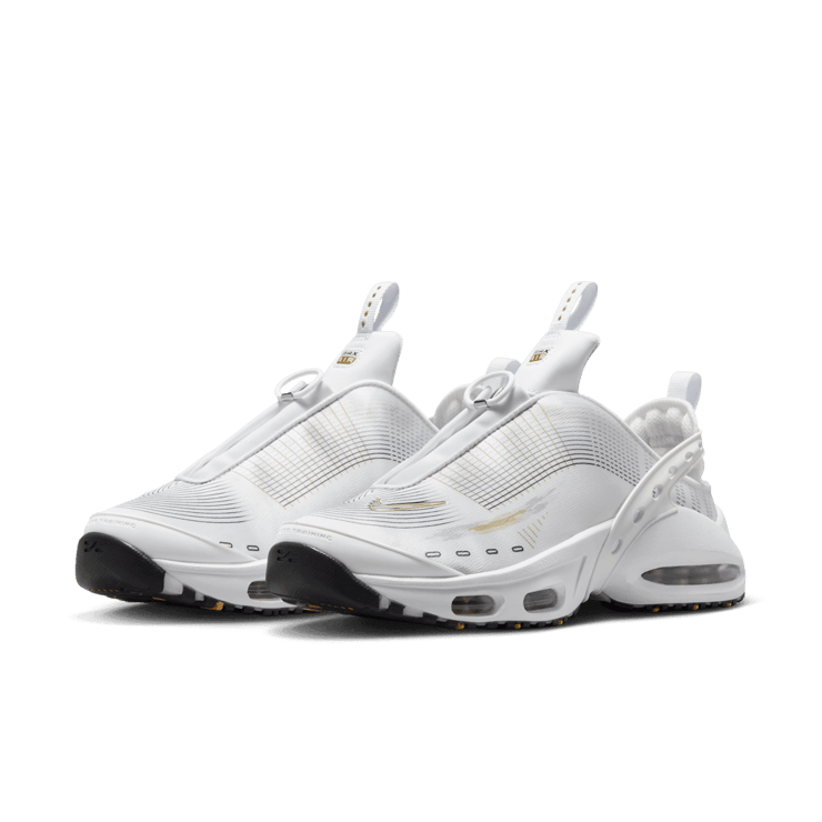 Nike Air Max Craze White Metallic Gold (W) Angle 2