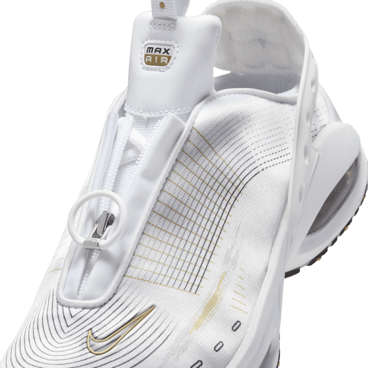 Nike Air Max Craze White Metallic Gold (W) Angle 4