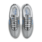 Nike Air Zoom Spiridon OG Metallic Silver Signal Blue Angle 1