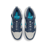 Nike Dunk High Light Bone Blue Lightning (GS) Angle 1