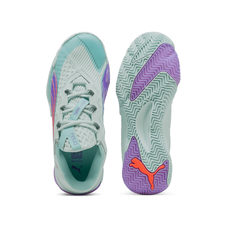 PUMA NOVA Elite Padel Sneakers in Blue Angle 0