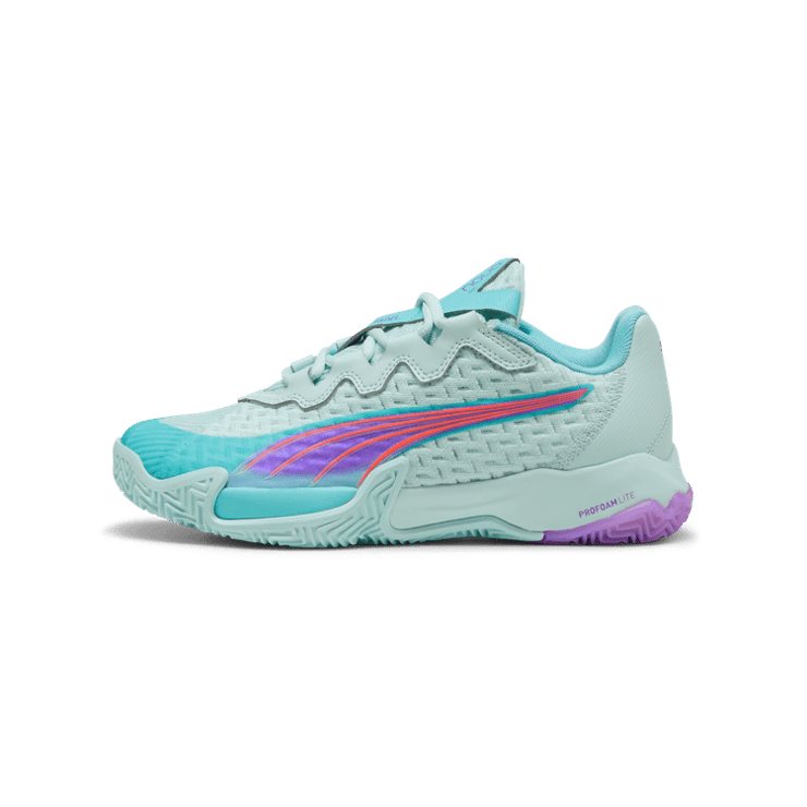 PUMA NOVA Elite Padel Sneakers in Blue Angle 1