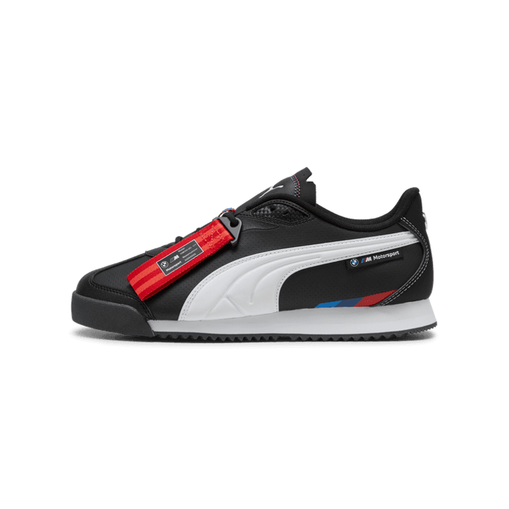 PUMA BMW M Motorsport Roma Stradale Sneakers in Black Angle 1