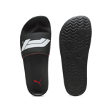 PUMA Formula 1Â® Leadcat 2.0 Logo Slides in Black Angle 1