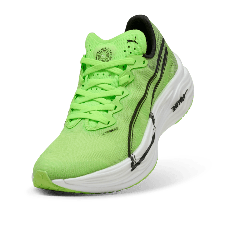 PUMA x HYROX Deviate NITRO⢠Elite 3 in White Angle 2