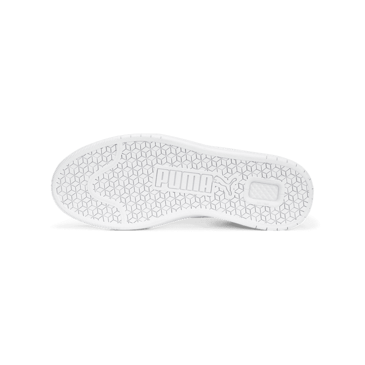 PUMA Court Ultra Sneakers in White/Silver Angle 0